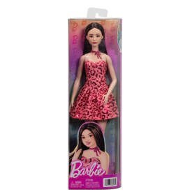 Barbie Fashionistas Lalka Różowy strój w panterkę JJN59 6