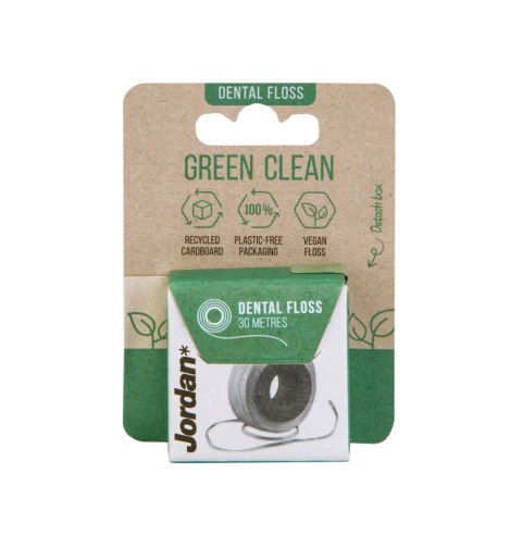 Jordan Green Clean Nić dentystyczna w rolce 1szt-30m