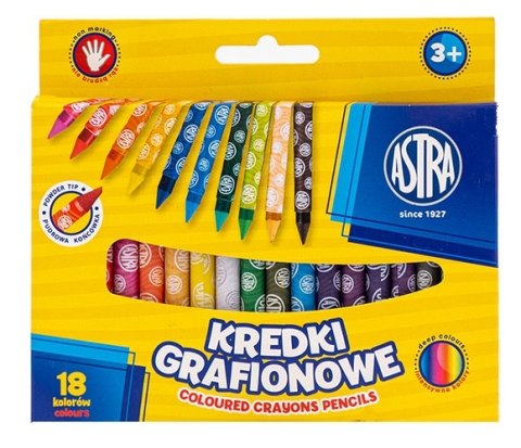 KREDKI GRAFIONOWE 18KOL AST PUD