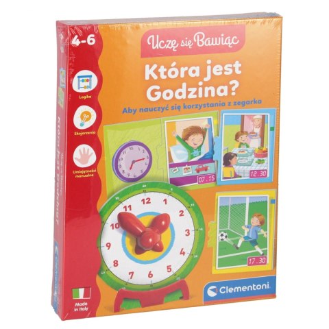 Która jest godzina gra edukacyjna 4-6l CLEMENTONI 50413 CLM