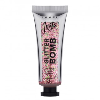 LAMEL Insta Brokat w żelu Glitter Bomb do twarzy i ciała nr 403 20 ml - termin 03.2026