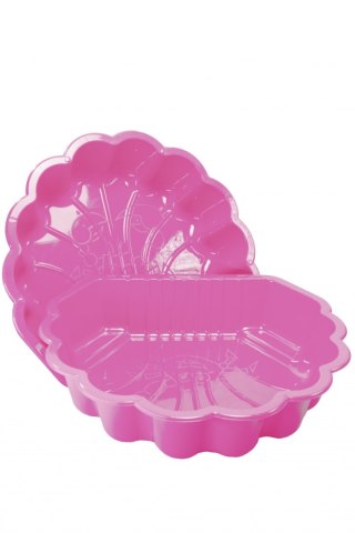 Piaskownica Muszla 174x79x20 różowa 3TOYSM 61059 R