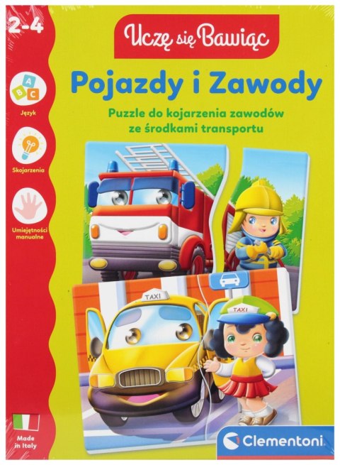 Pojazdy i zawody układanka edukacyjna 2-4l CLEMENTONI 50416 CLM