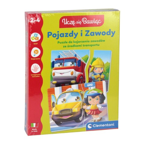 Pojazdy i zawody układanka edukacyjna 2-4l CLEMENTONI 50416 CLM