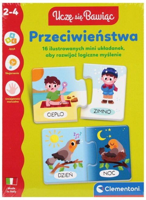 Przeciwieństwa układanka edukacyjna 2-4l CLEMENTONI 50434 CLM