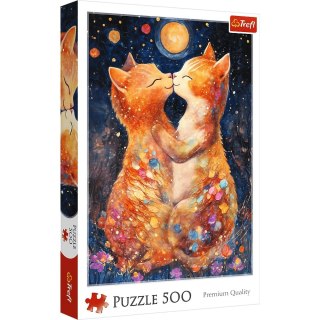 Puzzle 500 elementów Pocałunek w świetle księżyca TREFL 37546 TR