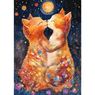 Puzzle 500 elementów Pocałunek w świetle księżyca TREFL 37546 TR