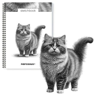 SZKICOWNIK A4/50K BIA 120G NA SPIR KOT A 4