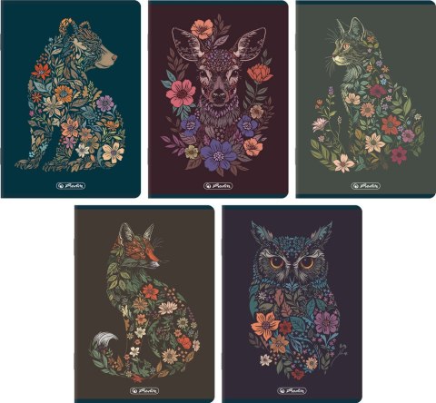 ZESZYT A5/60K KRAT 70G FLORIM HER FOL A 10