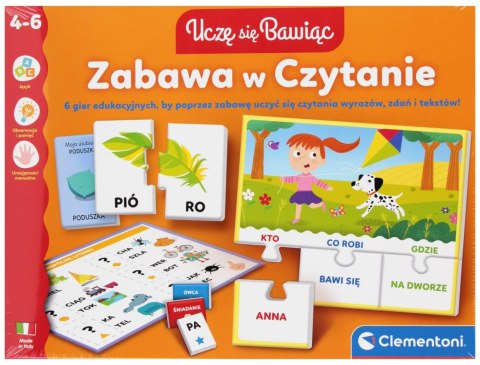 Zabaw w czytanie 4-6l CLEMENTONI 50425 CLM