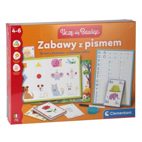 Zabawy z pisaniem 4-6l CLEMENTONI 50431 CLM
