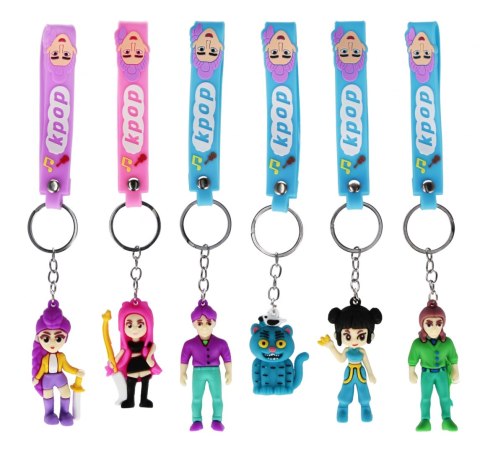 Brelok gumowy K-Pop 6 cm z opaską A 12