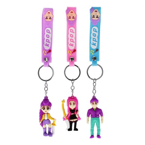 Brelok gumowy K-Pop 6 cm z opaską A 12