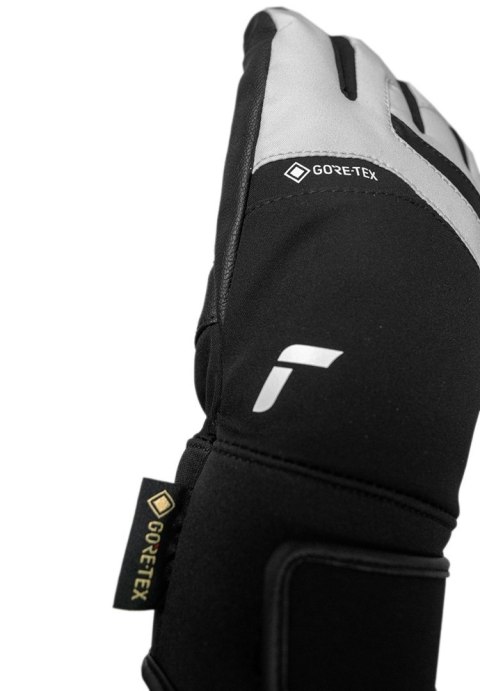 Rękawice narciarskie męskie Reusch Booster Gore-Tex rozmiar 8.5, czarno-szare