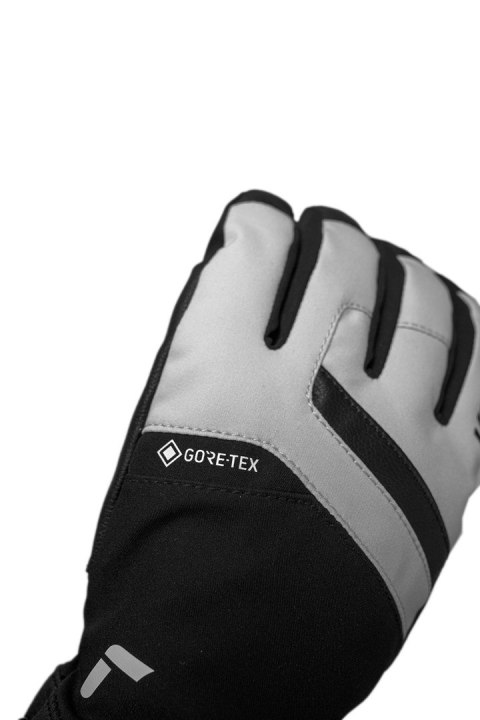 Rękawice narciarskie męskie Reusch Booster Gore-Tex rozmiar 9, czarno-białe