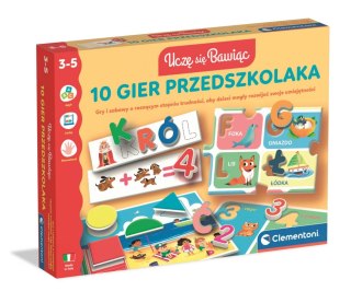10 Gier Przedszkolaka 3-5l CLEMENTONI 50421 CLM