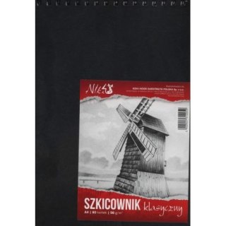 -BLOK RYS A4/80K 98G SZKICOWNIK SPIRALA K-I-N