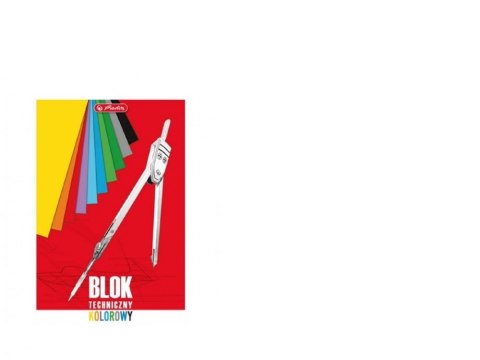 Blok techniczny A4/10K kolor FOL A 10 HERLITZ 9583659