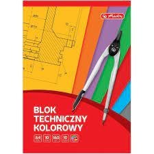 Blok techniczny A4/10K kolor FOL A 10 HERLITZ 9583659