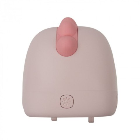 Budzik silikon USB Robo Dino różowy 9X8X17 ECO LIGHT MW61057