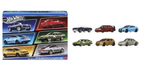 Hot Wheels Silver Series Euro Style Multipack Zestaw 6 Aut JBY79 PU6
