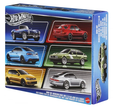Hot Wheels Silver Series Euro Style Multipack Zestaw 6 Aut JBY79 PU6