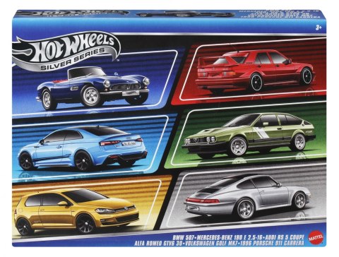 Hot Wheels Silver Series Euro Style Multipack Zestaw 6 Aut JBY79 PU6