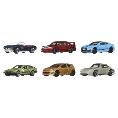 Hot Wheels Silver Series Euro Style Multipack Zestaw 6 Aut JBY79 PU6