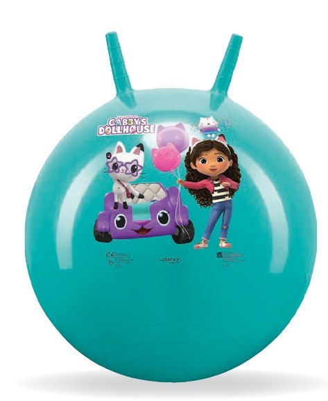 JOHN Piłka do skakania Koci domek Gabi