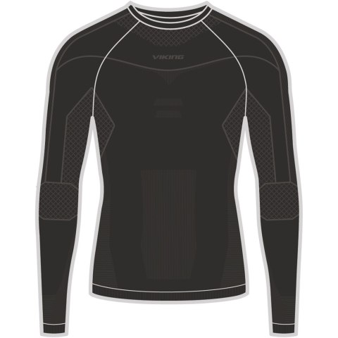 Koszulka termoaktywna męska z długim rękawem VIKING Gary Bamboo rozmiar L, czarna