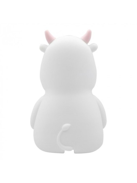 Lampka nocna silikon Led RGB USB Krówka różowa 11x10x1 ECO LIGHT MW20537