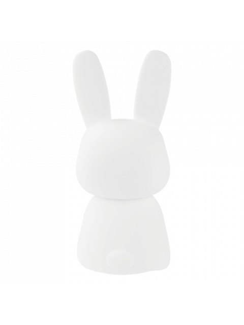 Lampka nocna silikon Led RGB USB Zając biały 14x14x30 ECO LIGHT MW20792