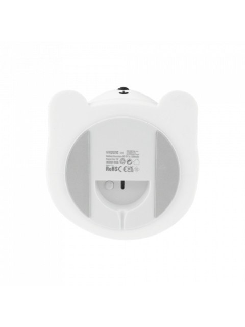 Lampka nocna silikon Led RGB USB Zając biały 14x14x30 ECO LIGHT MW20792