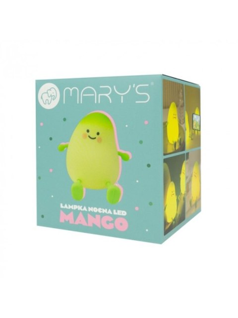 Lampka nocna silikon Led USB Mango 10x10x11 ECO LIGHT MW61046