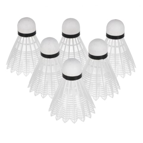 Lotki do badmintona białe 6szt tuba MEGA CREATIVE 576963