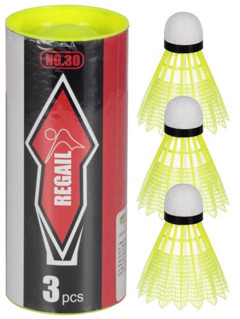 Lotki do badmintona kolor 3szt tuba MEGA CREATIVE 576961