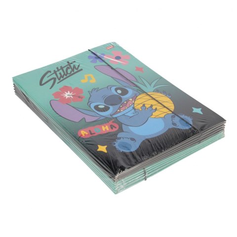 Teczka z gumką papierowa A4 Stitch Mint Aloha A 10 ST. MAJEWSKI 686511