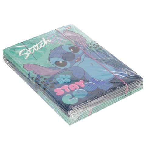 Teczka z gumką papierowa A4 Stitch Stay Cool A 10 ST. MAJEWSKI 686504