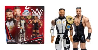 WWE Main Event Showdown Jey Uso vs Bron Breakker Figurki 2-pak JHJ57 WB4