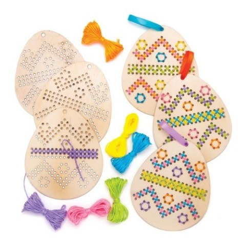 Zestaw kreatywny pisanka z haftem op3szt Wielkanoc ARPEX WN9449