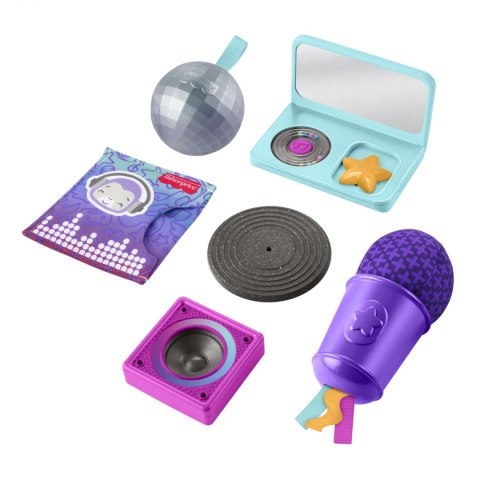 Fisher-Price Mini Me Moments DJ Zestaw upominkowy, 6-częściowy sensoryczny JMF07 WB3