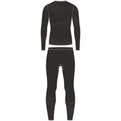 Komplet bielizny termoaktywnej męskiej VIKING Gasher Merino rozmiar M, czarny