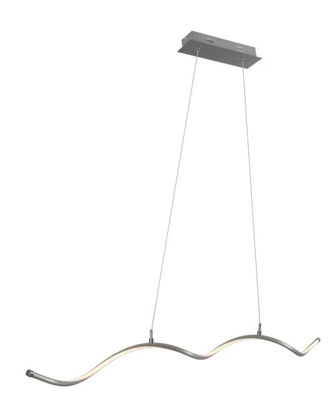 Lampa sufitowa LED Activejet AJE-SARA, srebrna, światło neutralne białe, 1690 lm.