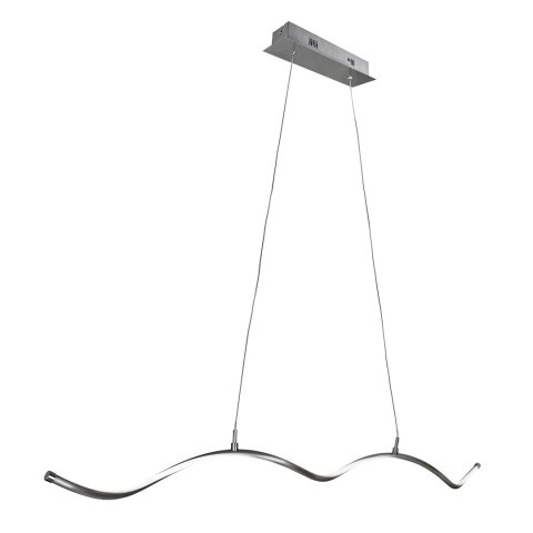 Lampa sufitowa LED Activejet AJE-SARA, srebrna, światło neutralne białe, 1690 lm.