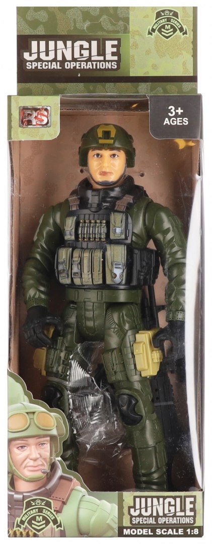 Figurka Żołnierz z akcesoriami 11x6x30 ARTYK 186561 ART