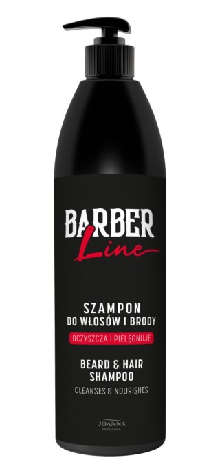 JOANNA PROFESSIONAL Barber Line Szampon do włosów i brody dla mężczyzn 1000 ml