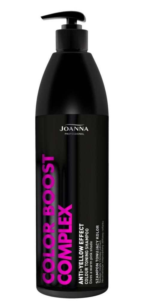 JOANNA PROFESSIONAL Color Boost Complex Szampon tonujący kolor - różowy 1000 ml