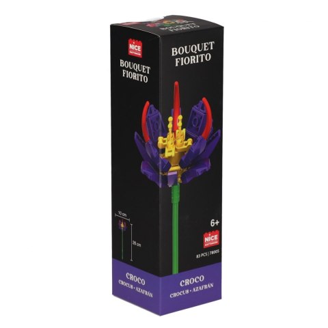 Klocki konstrukcyjne Kwiaty mix Nice ALBA MOLI N-0029 065