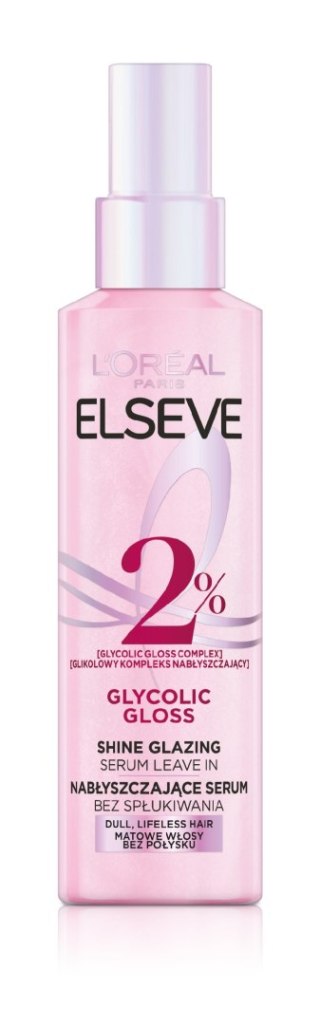 LOREAL Elseve Glycolic Gloss Core Mgiełka nabłyszczająca do włosów 150 ml