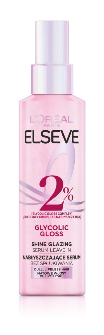 LOREAL Elseve Glycolic Gloss Core Mgiełka nabłyszczająca do włosów 150 ml